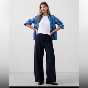Banana Republic Factory Navy Wide Leg Pants